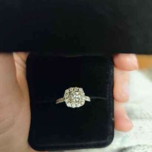 1.25+ Carat Neil Lane Halo Engagement Ring WG 14K
